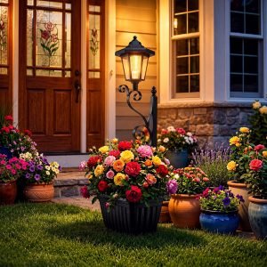 2-in-1 Outdoor Flower Pots