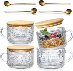 4-Piece Vintage Coffee Mugs Set 