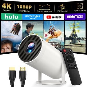 1080P Projector with Carrying Case 