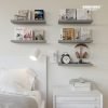5-Set Floating Shelves with Lip 