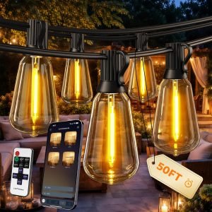 Outdoor string lights waterproof