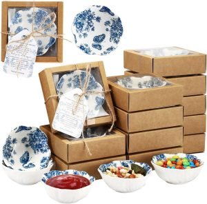 Small Ceramic Bowls Blue Floral