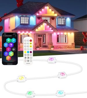 Smart Permanent Outdoor Lights for Festival Decor