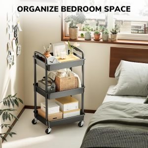 3-Tier Rolling Storage Cart