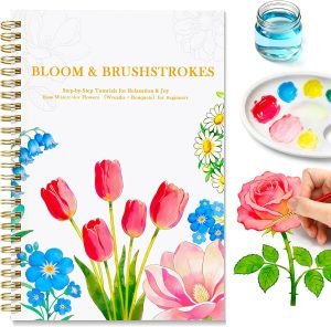 Floral Watercolor Workbook for Beginners