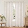 Leaf Botanical Pattern Curtains Panels Set