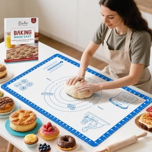 Silicone Baking Mat with 10 Recipes 