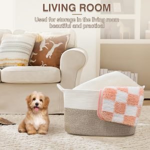 Woven Rope Laundry Hamper Basket