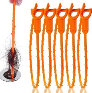 5-Pack 25-Inch Drain Clog Removers