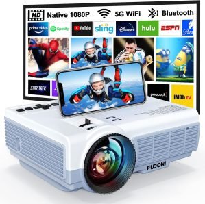 Projector with 5G WiFi & Bluetooth