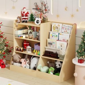 Kids Wooden Bookshelf 
