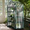 Portable Greenhouse with Locking Wheels & PVC Cover