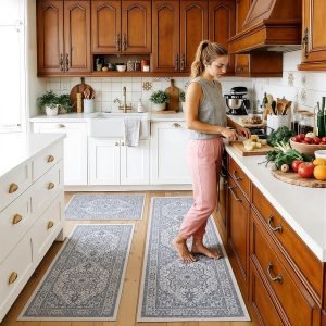 Washable Kitchen Rugs Set