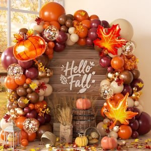 Fall Balloon Arch Kit  158-Piece 