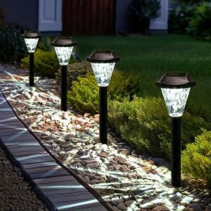 8-Pack Solar Lights Outdoor Waterproof