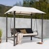 Grand Patio 3-Seat Patio Swing Chair