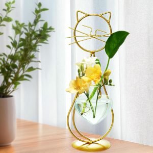 Desktop Glass Planter Vase Holder