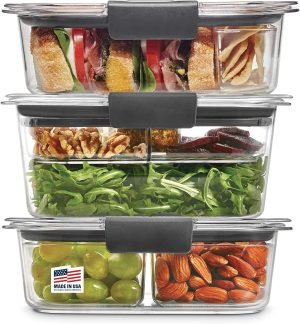 BPA-Free 3-Piece Food Storage Container Set