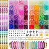 1500 Pieces Glass Beads for Jewelry Making