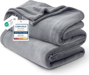 BEDSURE Fleece Throw Blanket