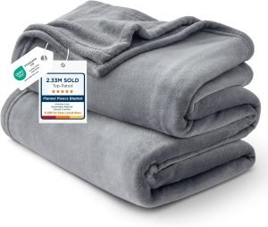 BEDSURE Fleece Throw Blanket