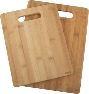 2 Pack Bamboo Board Set