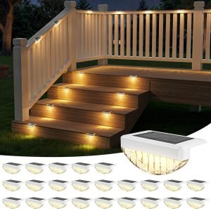 24 Pack Solar Deck Lights Outdoor