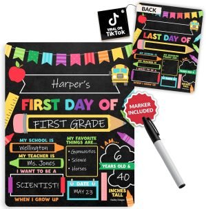 My First Day of School Sign with Marker 