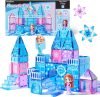 Princess Magnetic Tiles with 2 Dolls & Stairs