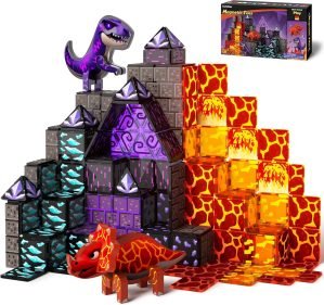 Dinosaur Magnetic Tiles Set