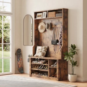 Farmhouse Hall Tree for Entryway !