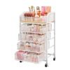 Makeup Organizer Cart with 4 Drawers