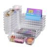  25 PCS Clear Plastic Drawer Organizer Set