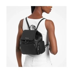 Michael Kors Merritt Small Pebbled Leather Cargo Backpack