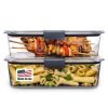 Rubbermaid Brilliance  Food Storage Containers  Set of 2