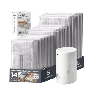 Vacuum Seal Bags with Rechargeable Electric Pump