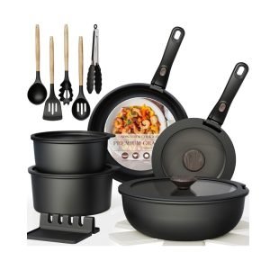 21 Pcs Pots and Pans Set Non Stick