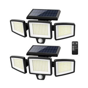 3 Heads Motion Sensor Solar Outdoor Lights