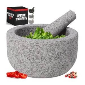Heavy Duty Large 4 Cup Mortar and Pestle Set