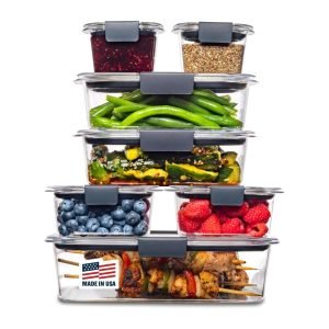 Rubbermaid Brilliance Food Storage Containers – 14 Piece