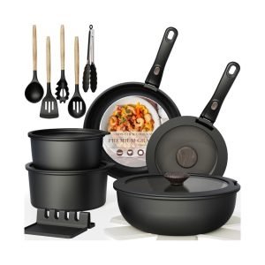 21 Pcs Pots and Pans Set Non Stick