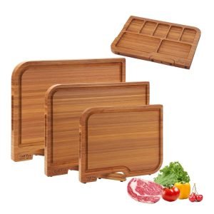Wood Cutting Board Set