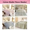 Cotton Muslin Throw Blanket