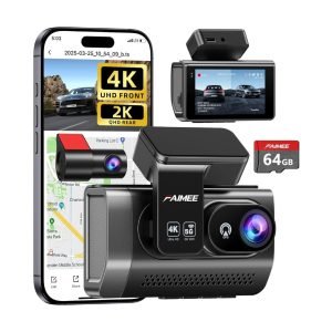 4K Dash Cam Front and Rear