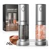 Electric Salt and Pepper Grinder Set