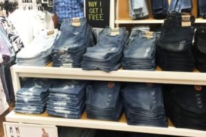 Buy one get one free jeans sale at Aeropostale!