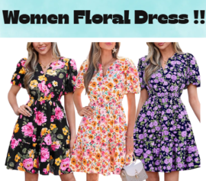 Women’s Floral Dress