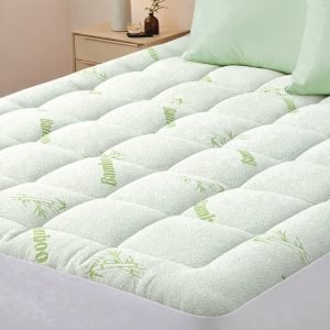 Queen Bamboo Viscose Mattress Pad & Protector