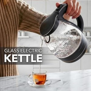 OVENTE Glass Electric Kettle Water Boiler