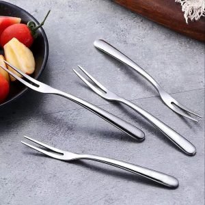 12 Pcs 304 Stainless Steel Forks Sets